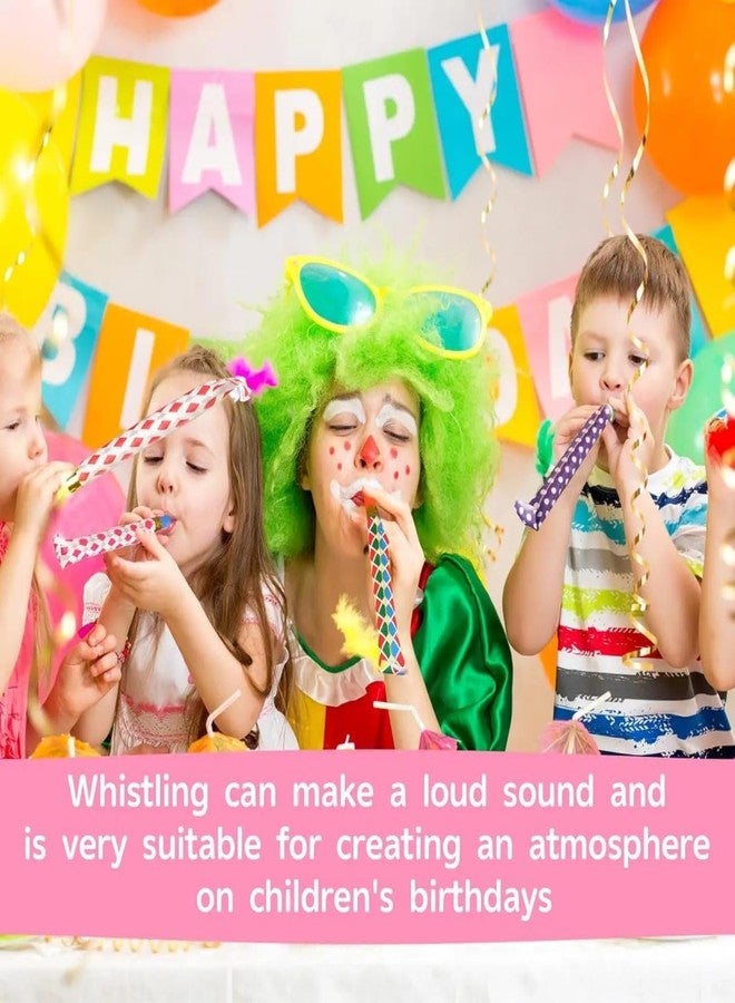 VTL Birthday Party Whistles Pack of 50 | Colorful Blowout Noise Makers for Kids | Party Favors, Return Gifts & Celebration Accessories - Image 5